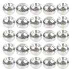 Perles fendues en tungst�ne pour la p�che a la mouche, 25 pi�ces, rondes en forme de nymphe