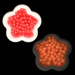Perles lumineuses pour la pche en plein air, lot de 100 pices de 3 a 12mm - type red hard - 6mmx100pcs ...