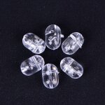 Perles ovales transparentes en plastique, lot de 100 pi�ces de 5x8mm de haute qualit�, pour la p�che, ...
