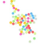 Perles de p�che en caoutchouc, 1000 pi�ces / lot, grande taille, ovales, lumineuses, vert, premium, nouveau ...