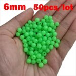 Perles de pche en ?il de poisson, 50 pices / lot, 6mm 8mm, mixte, documents shoous carolina rigs, taxes, ...