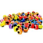 Perles ¿il de poisson de couleur mixte 6 / 8 / 10mm, 30 pi�ces, mat�riel acrylique pour la p�che au ...