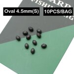 Perles promenales en tungstne pour la pche a la carpe, accessoires chod, poils noirs, hlicoptre, ...