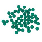 Perles rondes en caoutchouc pour la pche a la carpe, 50 pices, accessoires de plate - forme de haricots ...