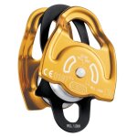 Petite poulie gemini prusik double a haut rendement petzl p66a