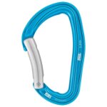Petzl - djinn bent gate - mousqueton de progression bleu Petzl - djinn bent gate - mousqueton de progression bleu