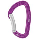 Petzl - djinn bent gate - mousqueton de progression violet