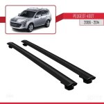 Barres de toit - peugeot - 4007 - basic mod�le - noir - aluminium - charge < 300 kg
