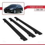 Compatible avec peugeot 407 estate 2005 - 2011 barres de toit basic mod�le railing porte - bagages de ...