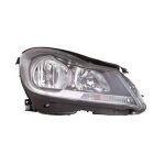 Phare avant droit h7 + h7 couleur fonc�e pour mercedes classe c w204 de 2011 a 2014