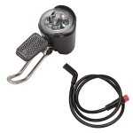Phare avant led pour velo electrique 6 v, 12 v, 24 v, 36 v, 48 v, 60 v, etanche, connecteur (2 broches) ...