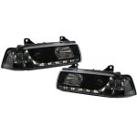 Phares tuning devil eyes noirs bmw e36 coupe / cabrio Phares tuning devil eyes noirs bmw e36 coupe / cabrio