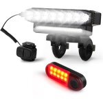 Phares de vélo avant et arrière, 8 led + 20 smd et batterie au lithium de 4000 mah, tweeter 130 db super ... Phares de vélo avant et arrière, 8 led + 20 smd et batterie au lithium de 4000 mah, tweeter 130 db super ...