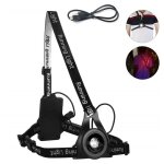 Photographie de sports de plein air - run light a led 3 modes lumière a la poitrine pour la marche et ... Photographie de sports de plein air - run light a led 3 modes lumière a la poitrine pour la marche et ...