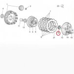 Pi�ce moteur diverse origine pour moto aprilia 125 rs 4t abs euro4 2017 a 2025 8472226 neuf