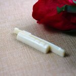 Pièces de rechange pour guitare acoustique, 2 pièces, en ivoire blanc, 6 cordes, avec selle et ecrou Pièces de rechange pour guitare acoustique, 2 pièces, en ivoire blanc, 6 cordes, avec selle et ecrou