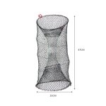 Pi�ge a ecrevisses portable, filet pliant pour app�ts, cage avec mailles, epuisette pour poisson, crabe, ...