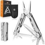Pince multifonctions, cadeau homme, multitool 14 en 1 pliable en acier inoxydable, coupe - fil, couteau, ...