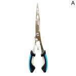 Pince de pche a long nez en acier inoxydable, dissolvant de crochet, ligne de pche coupe, crochet ...