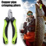 Pince a sertir de p�che pour manchons a double canon, antid�rapante, ligne de p�che, ciseaux de coupe, ...