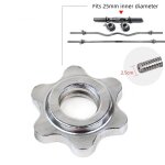 Pinces a vis en acier pour haltres, colliers spin - lock, double assurance, ecrou hexagonal pour levage ...