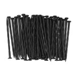 Piquets de bordure en spirale en nylon, 50 pices, pointes d'ancrage de paysage pour bordure de pav, ...