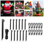 Piquets de tente de remplacement, piquets de sol pour jardin, accessoires d'extrieur pour pelouse