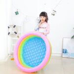 Piscine gonflable pour bb, bassin de natation epais en pvc, flotteur de pataugeoire a usage domestique ...