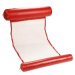 Piscine gonflable hamac flottant chaise longue chaise de lit nage jouet de fte, rouge