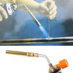 Pistolet a souder a gaz au butane, br�leur de gaz, flamme de brasage, lance flammes, portable, pistolet ...