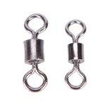 Pivots de p�che en acier inoxydable, 100 pi�ces, 4 # / 6 # / 8 # / 12 #, connecteur pivotant avec roulement ...