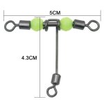 Pivots de pêche shoous en forme de t, 3 voies, roulement, ligne croisée, baril avec perles, crochet de ... Pivots de pêche shoous en forme de t, 3 voies, roulement, ligne croisée, baril avec perles, crochet de ...