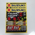 Planche autocollant 28x41. 5cm d'corvisuals pour moto suzuki rmz 40 - 40 - 100