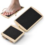 Planche d'équilibre a une jambe, entraîneur de cheville en bois, balance board cheville, planche d'équilibre ... Planche d'équilibre a une jambe, entraîneur de cheville en bois, balance board cheville, planche d'équilibre ...