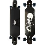 Planche longboard skull squelette abec 9