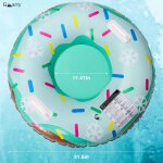 Planche a neige gonflable avec poigne de 35 pouces, grand et epais, equipement de ski, jouets de neige ...