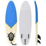 Planche de surf 170 cm bleu et crme