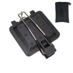 Plaque a griller pour pain et torre style japonais avec double face antiadhsive et pliable pour camping ...