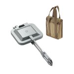 Plaque a griller trois pains tt - 1315 double face anti - adhsive pour camping et petit djeuner accessoire ...