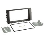 Plaque de support autoradio 2din pour kia rio - yb - 02 2017 - 04 2023 noir