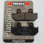 Plaquette de frein ferodo pour moto honda 750 xrv africa twin rd04 / 07 1990 a 1992 avg / avd neuf