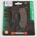 Plaquette de frein ferodo pour scooter peugeot 50 django 2t allure 2014 a 2018 av neuf