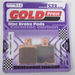 Plaquette de frein gold fren pour bimota 1099 db7 2009 a 2009 ard neuf