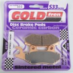 Plaquette de frein gold fren pour moto ajs 250 dd e regal raptor 2004 a 2009 avg neuf