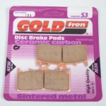 Plaquette de frein gold fren pour moto bmw 1300 k r dynamic 2011 a 2015 avg / avd neuf