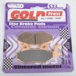 Plaquette de frein gold fren pour moto hartford 125 vr x / h velocross 2000 a 2003 avg neuf