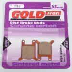 Plaquette de frein gold fren pour moto hercules 50 ultra rs avg neuf