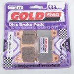 Plaquette de frein gold fren pour moto honda 1000 cbr rr fireblade abs 2009 - 2017 avg / avd neuf