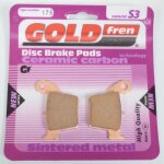 Plaquette de frein gold fren pour moto honda 150 crf r 2007 a 2019 ard / jante av 17 pouces ar 14 pouces ...