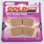 Plaquette de frein gold fren pour moto honda 800 vfr 1998 a 2005 avg / avd / arg / fiw / fix / fiy / ...